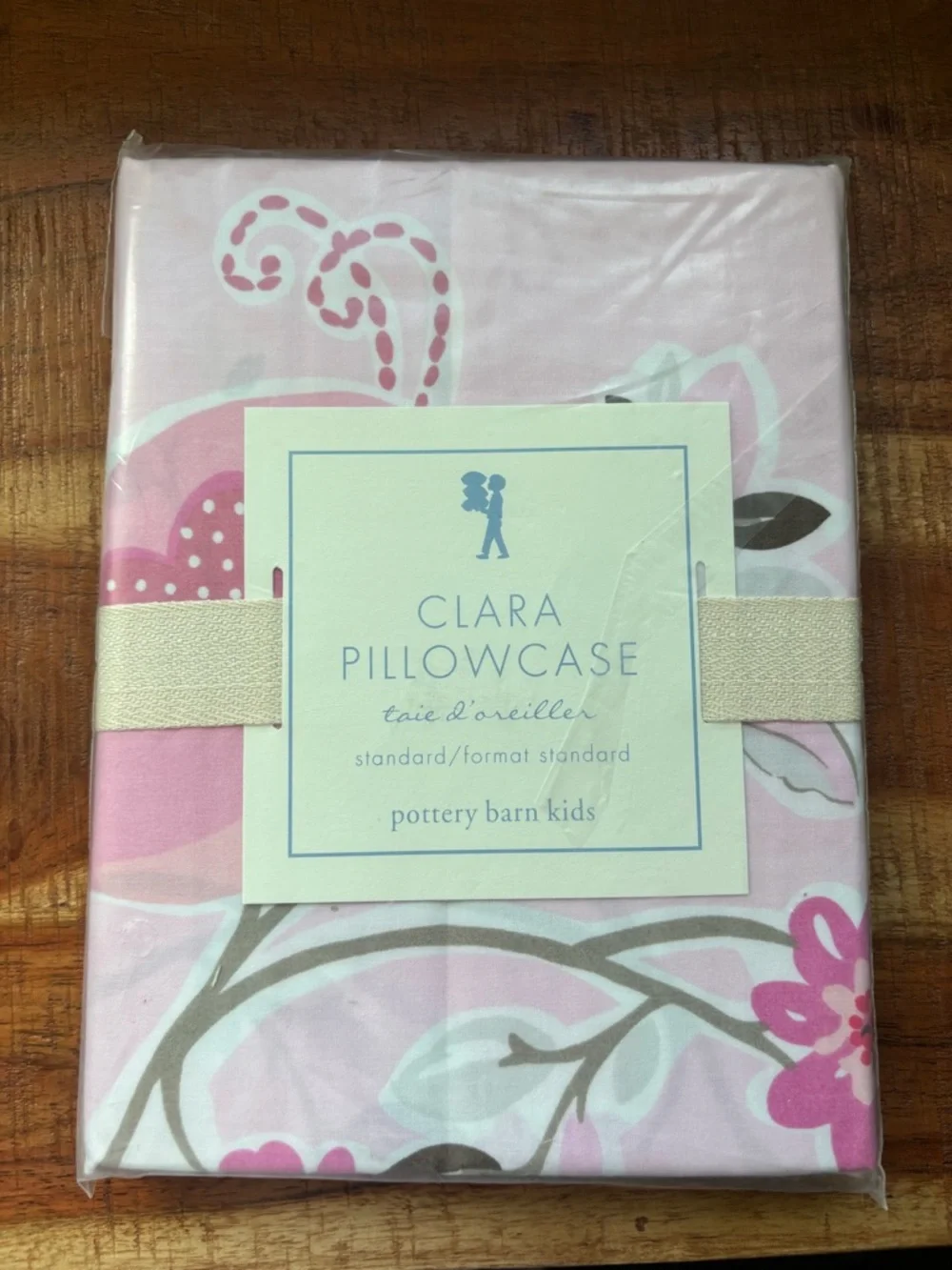 Pottery Barn Kids Pink Floral Clara Pillowcase - Standard